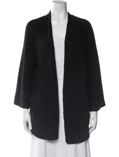 Pre-owned Chanel 2012 Silk Sweater In Black