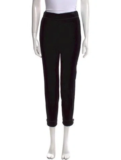 Pre-owned Chanel 2012 Skinny Leg Pants In Black
