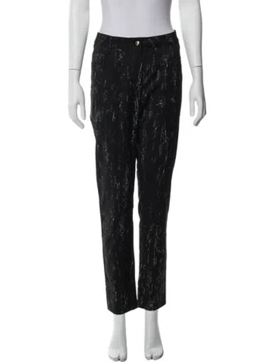 Pre-owned Chanel 2012 Skinny Leg Pants In Multi