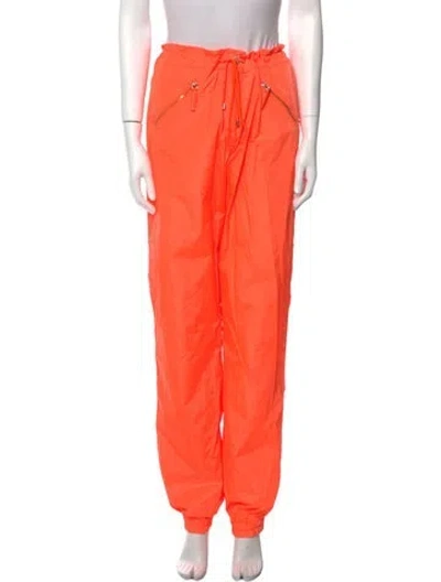 Pre-owned Chanel 2012 Skinny Leg Pants In Orange