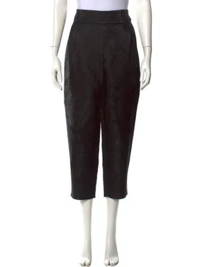 Pre-owned Chanel 2012 Straight Leg Pants In Black