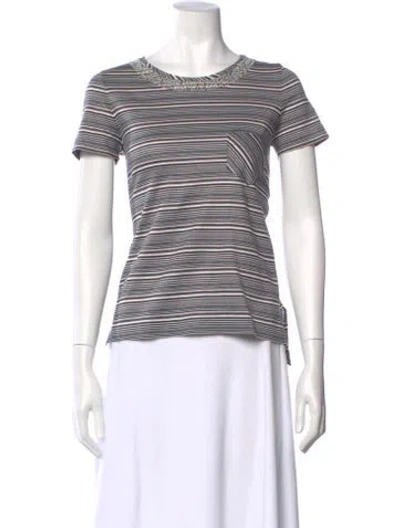 Pre-owned Chanel 2012 Striped T-shirt In Multi