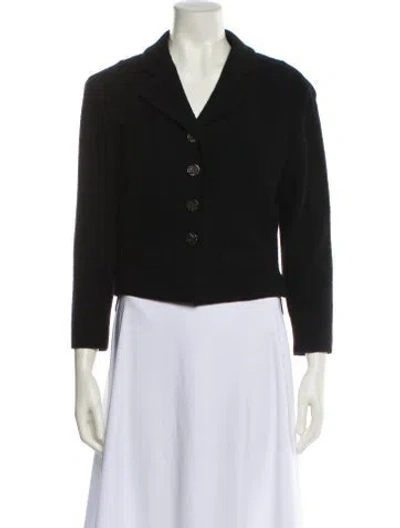 Pre-owned Chanel 2012 Tweed Evening Jacket In Black
