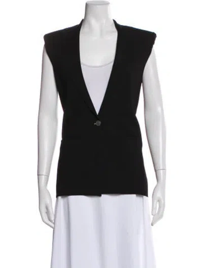 Pre-owned Chanel 2012 Vest In Black