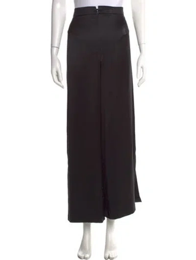 Pre-owned Chanel 2012 Wide Leg Pants In Black