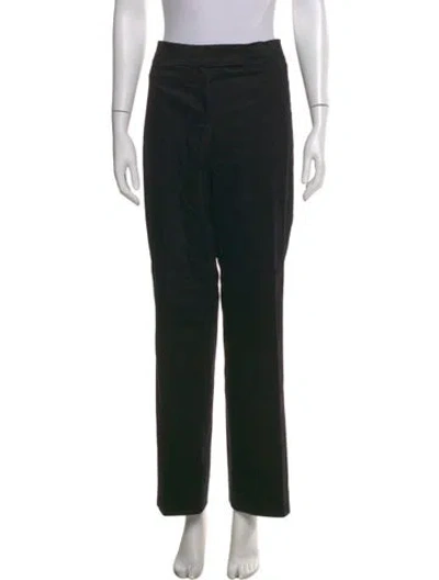 Pre-owned Chanel 2012 Wide Leg Pants In Black