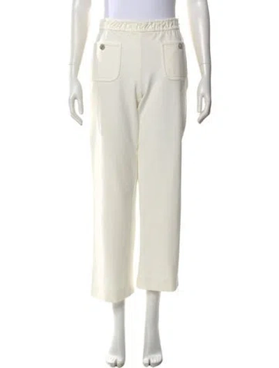 Pre-owned Chanel 2012 Wide Leg Pants In Neutral