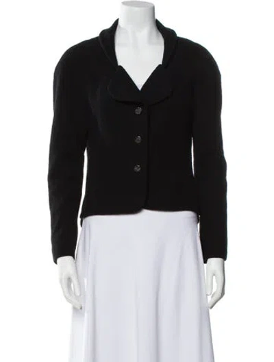 Pre-owned Chanel 2012 Wool Evening Jacket In Black