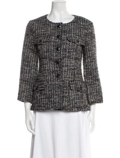 Pre-owned Chanel 2012 Wool Jacket In Blue