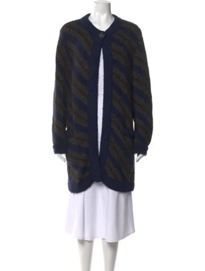 Pre-owned Chanel 2012 Wool Sweater In Blue