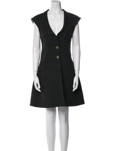 Pre-owned Chanel 2012 Wool Vest In Black