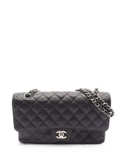 Pre-owned Chanel 2012-2013 Matelassé Double Flap Shoulder Bag In ブラック