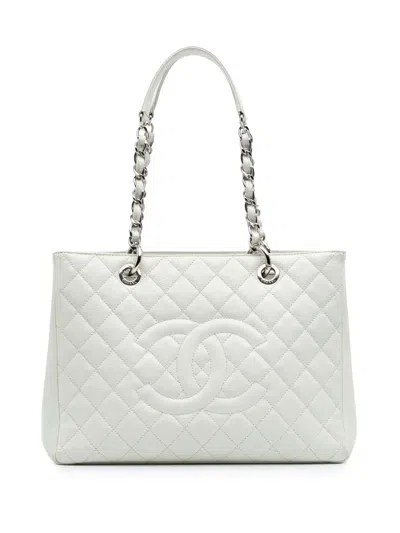 Pre-owned Chanel 2013-2014 Caviar Grand Shopping Tote Bag