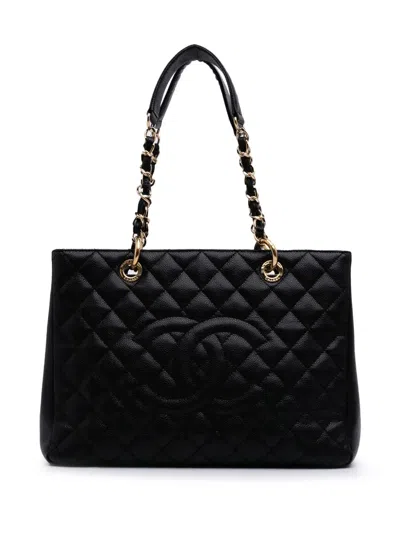 Pre-owned Chanel 2013-2014 Caviar Grand Shopping Tote Bag