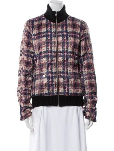 Pre-owned Chanel 2013 Bomber Jacket In Blue