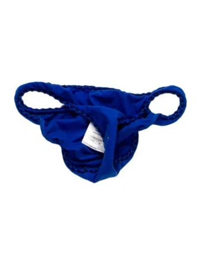 Pre-owned Chanel 2013 Braided Accents Bottoms In Blue