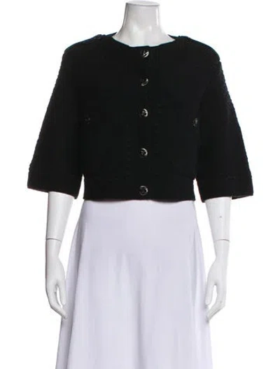 Pre-owned Chanel 2013 Cashmere Sweater In Black