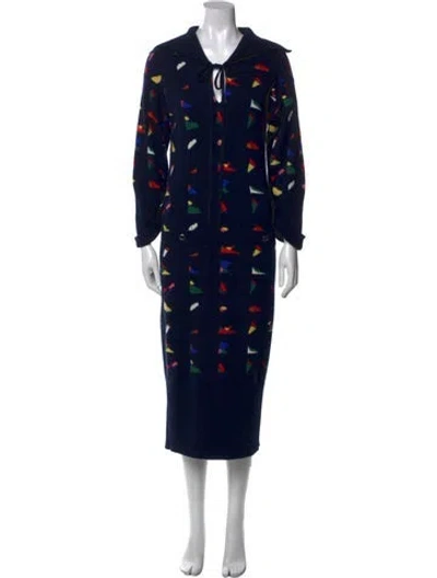 Pre-owned Chanel 2013 Cashmere Sweater In Blue