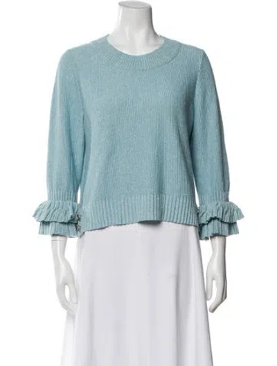 Pre-owned Chanel 2013 Cashmere Sweater In Blue