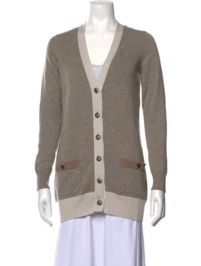 Pre-owned Chanel 2013 Cashmere Sweater In Grey