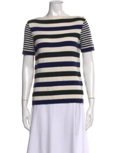 Pre-owned Chanel 2013 Cashmere Sweater In Neutral