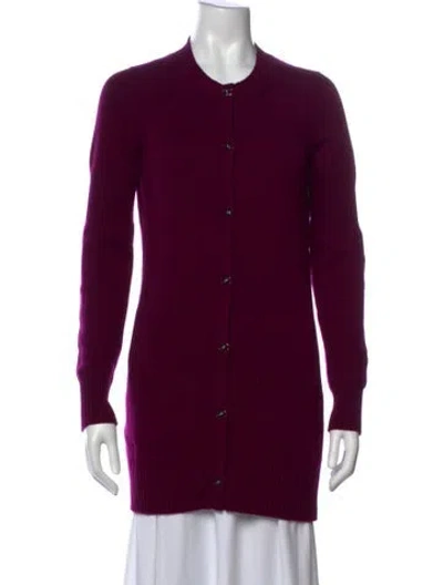 Pre-owned Chanel 2013 Cashmere Sweater In Purple