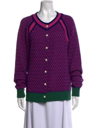 Pre-owned Chanel 2013 Cashmere Sweater In Purple