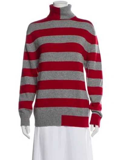 Pre-owned Chanel 2013 Cashmere Sweater In Red