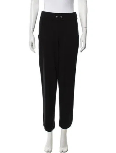 Pre-owned Chanel 2013 Cashmere Sweatpants In Black