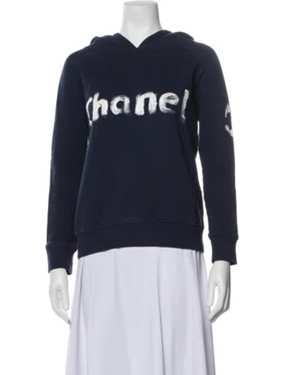 Pre-owned Chanel 2013 Christmas 2013 Sweater In Blue