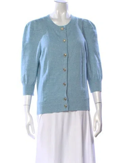 Pre-owned Chanel 2013 Crew Neck Sweater In Blue