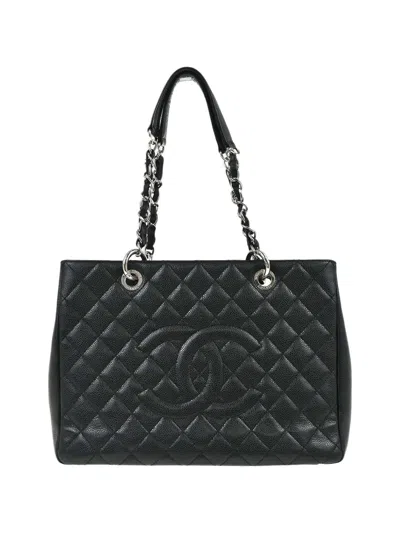Pre-owned Chanel 2013 Gst Chain Handbag In Black