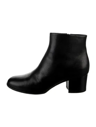 Pre-owned Chanel 2013 Interlocking Cc Logo Boots In Black