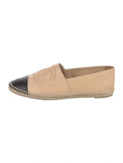 Pre-owned Chanel 2013 Interlocking Cc Logo Espadrilles