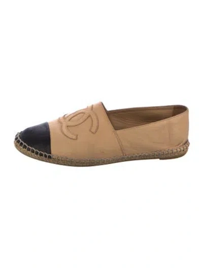 Pre-owned Chanel 2013 Interlocking Cc Logo Espadrilles
