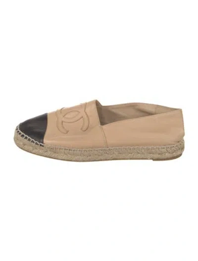 Pre-owned Chanel 2013 Interlocking Cc Logo Espadrilles