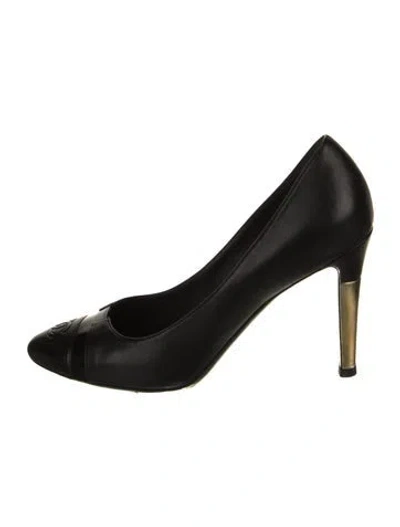 Pre-owned Chanel 2013 Interlocking Cc Logo Pumps In Multi