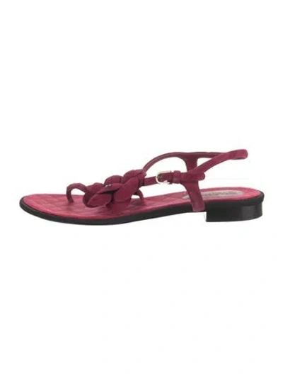 Pre-owned Chanel 2013 Interlocking Cc Logo Sandals