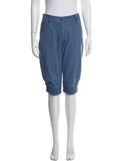 Pre-owned Chanel 2013 Knee-length Shorts In Blue