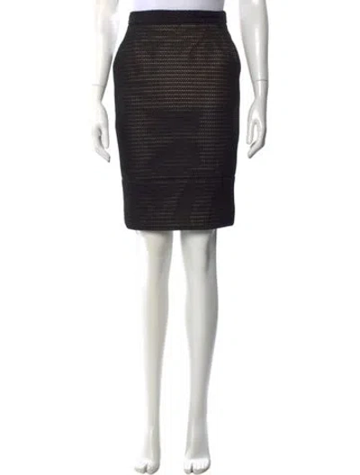Pre-owned Chanel 2013 Knee-length Skirt In Black