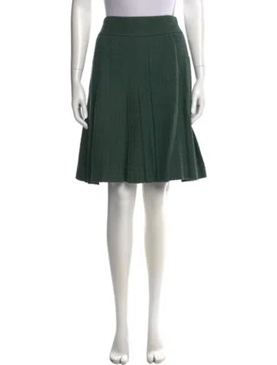 Pre-owned Chanel 2013 Knee-length Skirt In Green