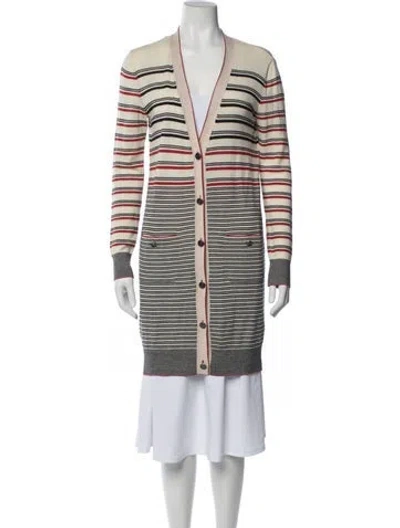 Pre-owned Chanel 2013 Midi Length Dress In Neutrals