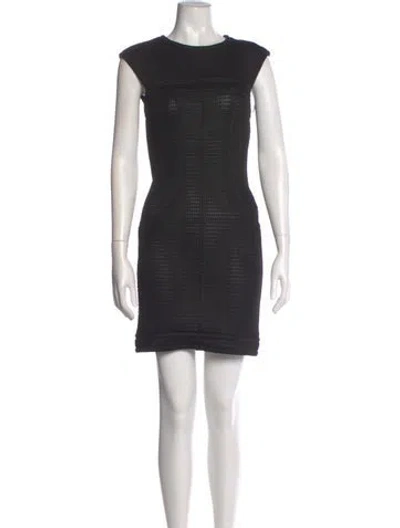 Pre-owned Chanel 2013 Mini Dress In Black
