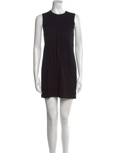 Pre-owned Chanel 2013 Mini Dress In Black