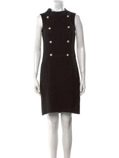 Pre-owned Chanel 2013 Mini Dress In Black