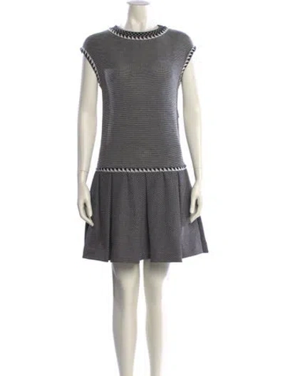Pre-owned Chanel 2013 Mini Dress In Black