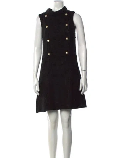 Pre-owned Chanel 2013 Mini Dress In Black