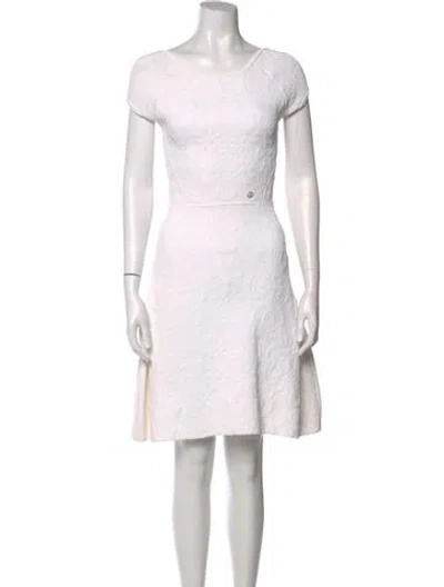 Pre-owned Chanel 2013 Mini Dress In Neutral