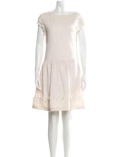 Pre-owned Chanel 2013 Mini Dress In Pink