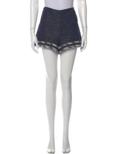 Pre-owned Chanel 2013 Mini Shorts In Blue